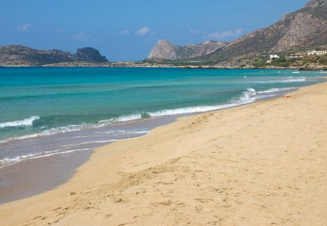 Falassarna - plaża na Krecie Falassarna dla wielbicieli sportów wodnych