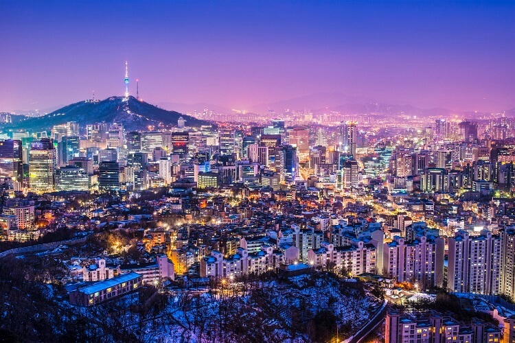 Seoul - chętnie odwiedzane miasto przez turystów 