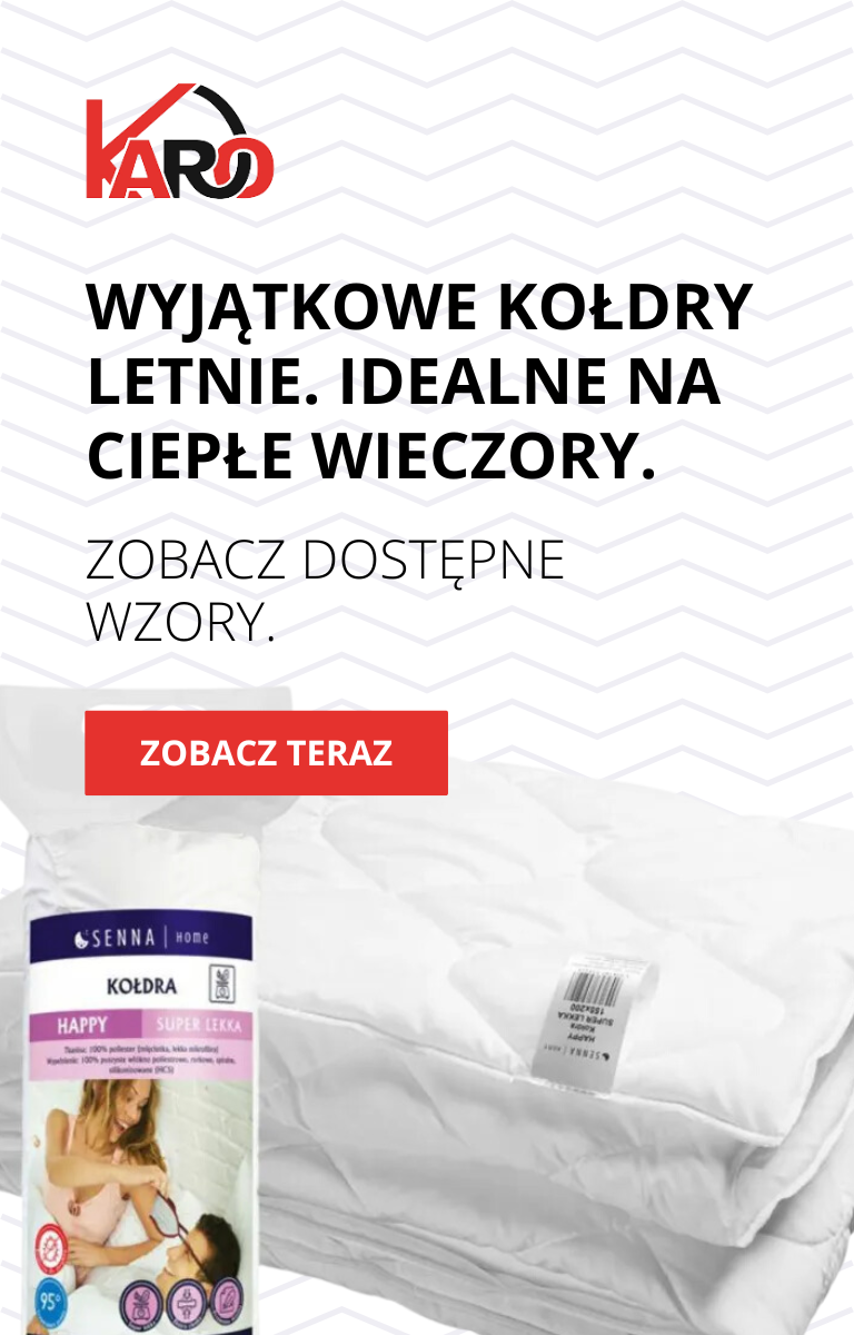 Kołdry letnie w sklepie karo.waw.pl