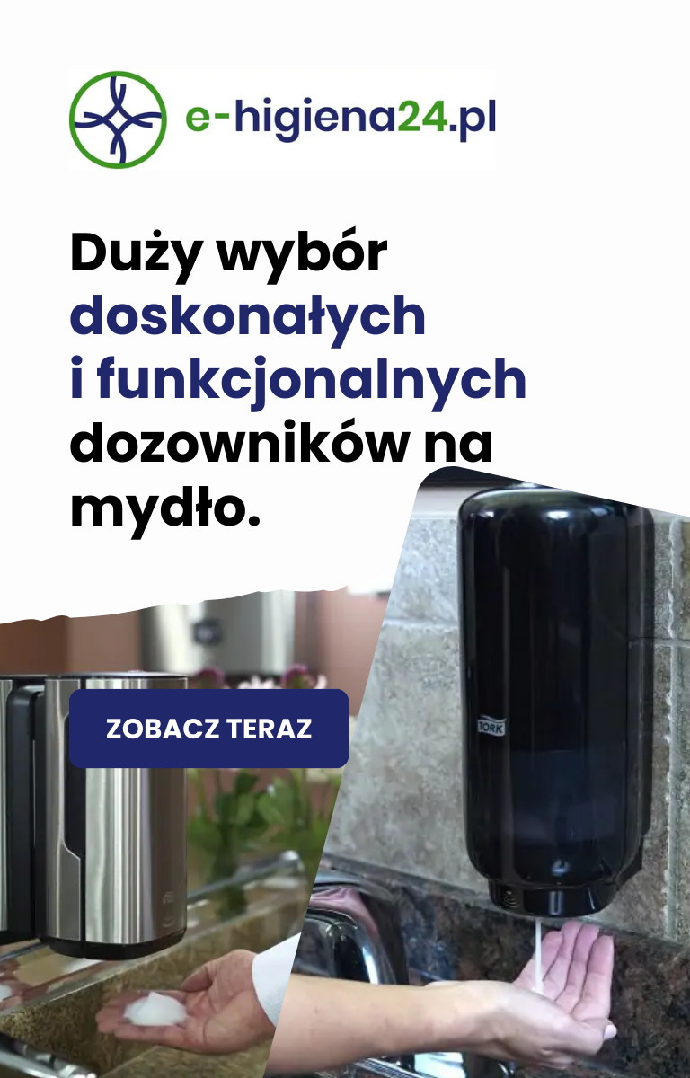 Dozowniki do mydła w sklepie E-higiena24.pl