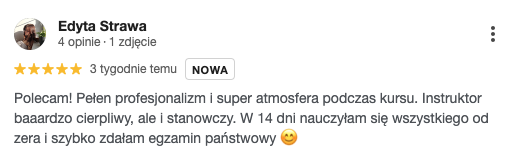 Wczasy z prawem jazdy Łomża – opinie na temat OSK Filipkowski - Edyta Strawa